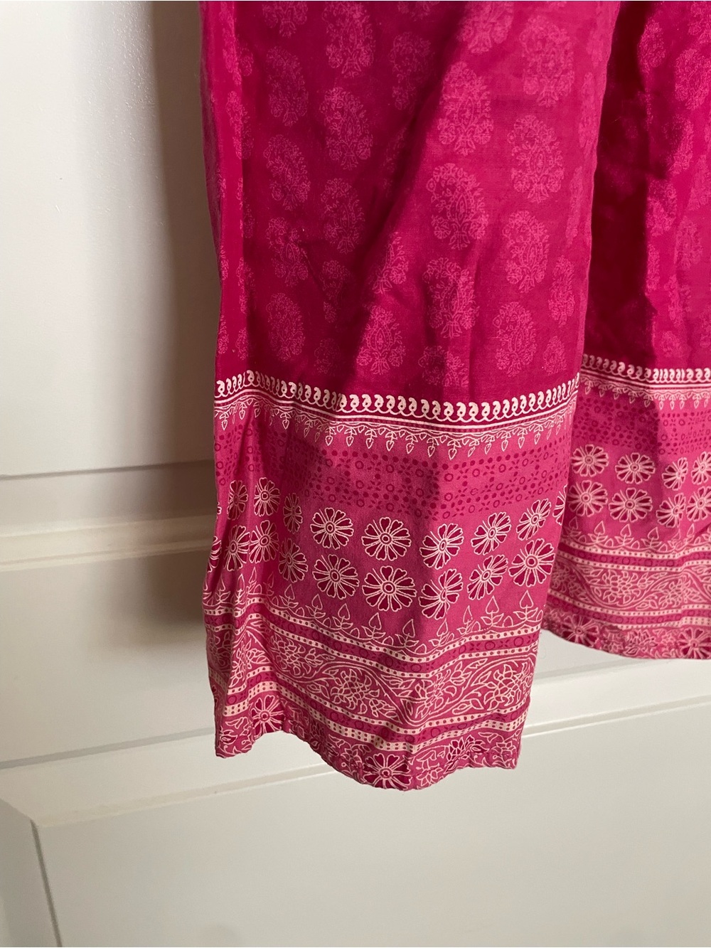 Faded Glory Magenta Pink Midi Sun Dress Women’s SZ 12 - Picture 4 of 6